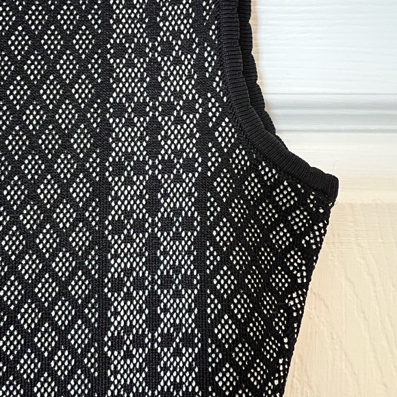 BCBGMaxAzria Black and Gray Geometric Mini Dress - NWT (fits like XS/XXS) - Picture 8 of 9